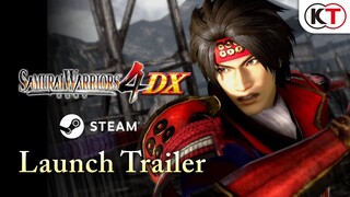 SAMURAI WARRIORS 4 DX - Steam Launch Trailer