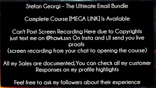 Stefan Georgi – The Ultimate Email Bundle course download