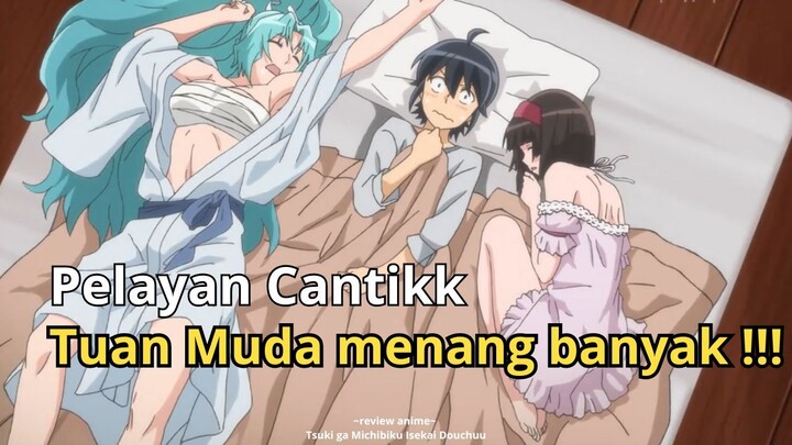 Tuan Muda dan Pelayan Cantiknyaaa!! || Review Anime Isekai Tsuki ga Michibiku