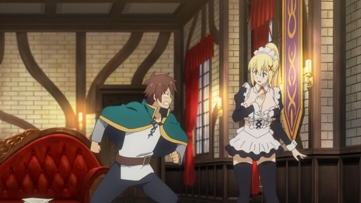Cool! Kazuma made Darkness happy again with just a casual remark