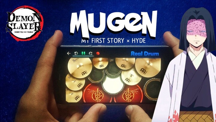 My first story × Hyde - MUGEN (demon slayer opening hashira training arc) Real Drum cover