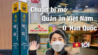 [Du học Hàn] Xem QUÁN ĂN VIỆT NAM của Khánh đang sửa chữa để chuẩn bị khai trương tại SEOUL