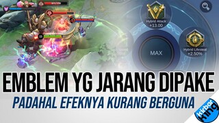 Emblem yg Jarang dipake, Padahal efeknya LUAR BIASA Kurang Berguna