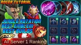 ROGER TUTORIAL 2021 NEW PATCH!! | BEST GUIDE FOR ROGER BUILD,EMBLEM,ROTATION,JUNGLE ITEMS | MLBB