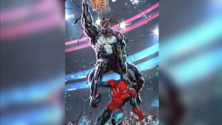 Venom dunking on Spider-Man meme