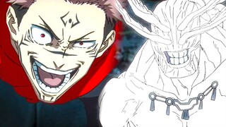 Sukuna vs Mahoraga, Sukuna surprised by Mahoraga | Jujutsu Kaisen Season 2 Episode 17