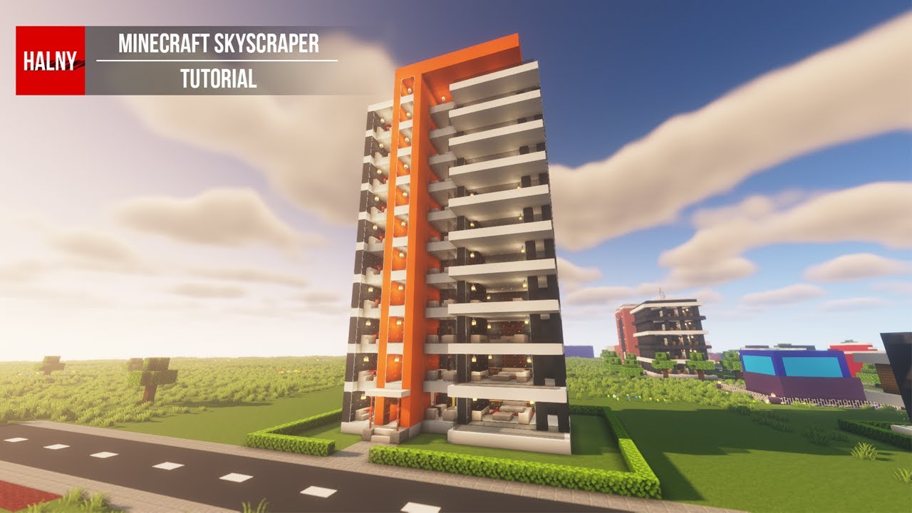 How to build a skyscraper in Minecraft - BiliBili