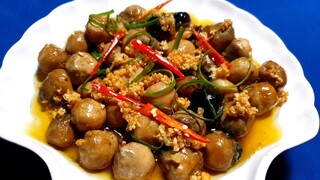 NẤM RƠM XÀO BƠ TỎI món chay ngon dễ làm - Thanh cooking