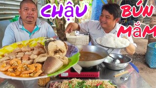 Thánh Ăn Đầu Trọc ăn chậu Bún mắm Châu Đốc lTâm Chè Vĩnh Long