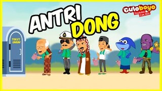 MALES BANGET!! UDAH ANTRI PANJANG KOK MALAH BEGINI | Culoboyo - Kartun Lucu, Kartun Versi Jawa