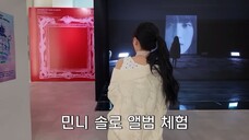 After renewing the contract, Miyeon visits Cube Ent