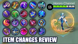 LET'S REVIEW THE ITEM CHANGES FOR SEASON 21! | MOBILE LEGENDS