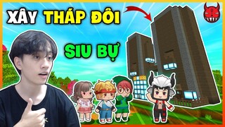 Titan Team Sinh Tồn 2: Cả làng bất ngờ với tòa tháp đôi siu bự do Songfish xây trong Mini World