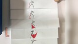 [Animasi yang dilukis dengan tangan] mengajari Anda cara menggambar stickman (pisau)