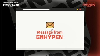 Enhypen Manifesto in Seoul day 2