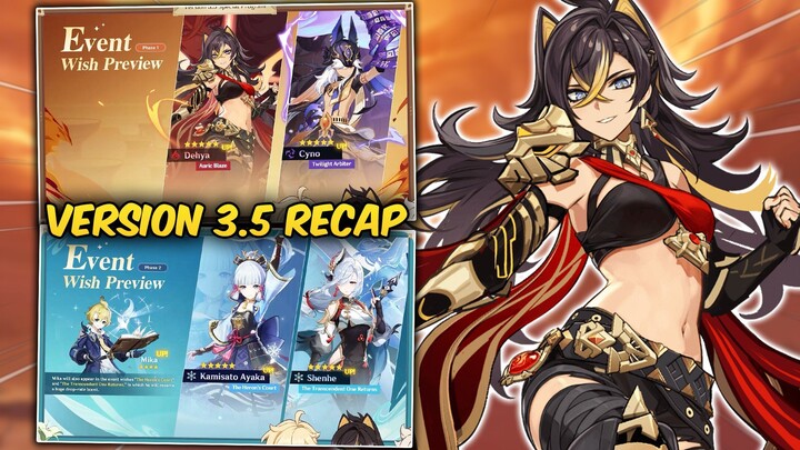 DEHYA AKAN ADA DALAM STANDARD BANNER? (Genshin 3.5 Livestream Recap) | Genshin Impact Malaysia