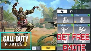 How To Get Free Emote In Call Of Duty Mobile | Cod Mobile Redeem Code Garena