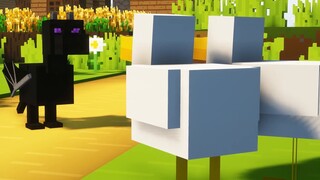 [Video ngắn] Phản ứng thực sự của người mới chơi Minecraft khi gặp ma, trừ tà vật lý thật đáng sợ!