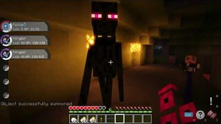 Enderman chasing me | Minecraft