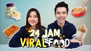 24 JAM MAKAN MAKANAN VIRAL SELAMA PANDEMI! FT. JESS NO LIMIT