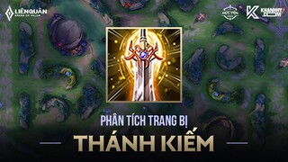 PHÂN TÍCH TRANG BỊ THÁNH KIẾM