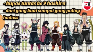 11.Kupas tuntas ke 9 HASHIRA Kimetsu No Yaiba (dari yang kuat sampai yang paling BADASS)