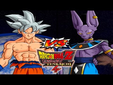 GOKU MUI VS BEERUS | FULL FIGHT | VERY HARD MODE - Dragon Ball Z Budokai Tenkaichi 4 English Dub