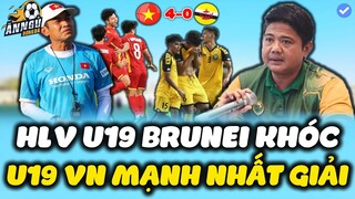 Thua Tan Tác 0-4, HLV U19 Brunei Ấm Ức Phát Khóc Nói Sốc Về Sức Mạnh Việt Nam So Với U19 Thái Lan