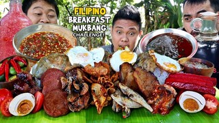 FILIPINO BREAKFAST MUKBANG with @Bisaya Studio  (HD) | BACKYARD COOKING