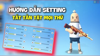 HƯỚNG DẪN TẤT TẦN TẬT CÁCH SETING 3 NGÓN,ĐỒ HỌA,TỰ ĐỘNG NHẶT,NGHIÊNG NGƯỜI,NÚT GAME SAUSAGE MAN