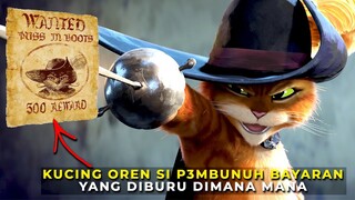 PETUALANGAN KUCING OREN MENCARI TELUR EMAS DI POHON RAKSASA || Alur Cerita Film PUSS IN BOOTS (2011)