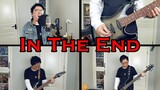 Satu orang meng-cover seluruh band membawakan  "In The End" 