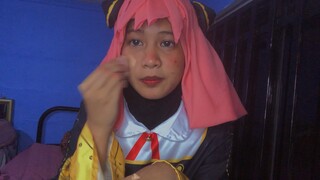 【 Anya Hijab Cosplay 】「Makeup」