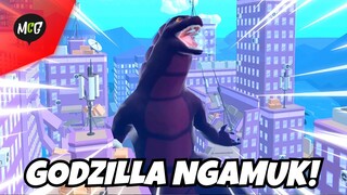 Godzilla Mengamuk di Kota! - Heli Monsters - Giant Hunter