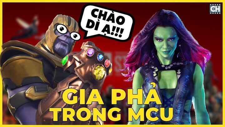 Sơ Đồ Gia Phả Nhân Vật trong MCU | THANOS chỉ là con cháu?