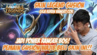 REVIEW SKIN LEGEND GUSION.. KETEMU GLOBAL 1 KIMMY, AUTO WIN COK GUSION GW JADI POWER RANGER!!