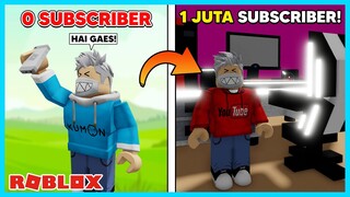 AKHIRNYA! Aku Menjadi Youtuber TERKENAL! Menuju 1.000.000 SUBSCRIBER!! - Roblox Indonesia