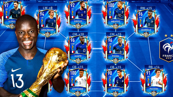 France World Cup 2018 Winning Squad Builder - FIFA Mobile 22