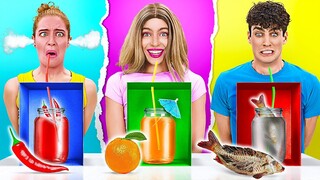 DON’T CHOOSE THE WRONG MYSTERY DRINK || Last To STOP Wins! Funny Pranks By 123GO! CHALLENGE