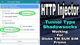 HTTP Injector - Shadowsocks Type Working For Globe TM SUN SIM PROMO