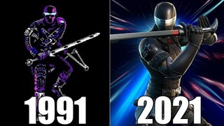 Evolution of Snake Eyes in Games [1991-2021]