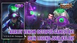 Harley VENOM Octopus Gameplay (Skin Venom Terkeren?) - Mobile Legends Indonesia