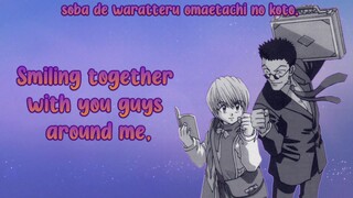 Leorio & Kurapika - Because We're Friends (with English and Romaji Lyrics)