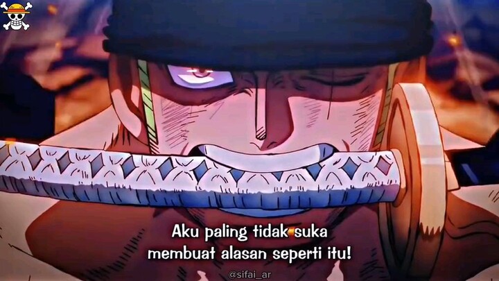 Zoro mode serius🔥🔥🔥