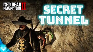 Secret Tunnel Through the Mountain - RED DEAD ONLINE