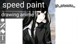 [speedpaint]drawing anime