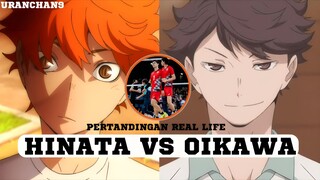 PERTANDINGAN REAL LIFE ANTARA HINATA VS OIKAWA!!🫣