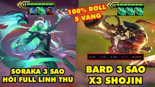 TOP khoảnh khắc điên rồ nhất Đấu Trường Chân Lý 199: Bard 3 sao X3 Shojin, Soraka hồi full Linh Thú