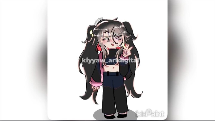 speed paint art chibi —by kiyya