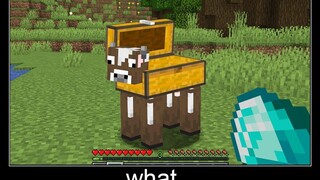 Minecraft รออะไร meme part 12 หีบวัว